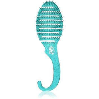 Wet Brush Shower Glitter Dtangler Pink kefa na vlasy do sprchy Teal 1 ks