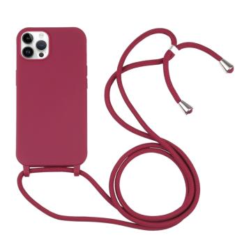 ROPE Kryt so šnúrkou Apple iPhone 16 Pro bordový