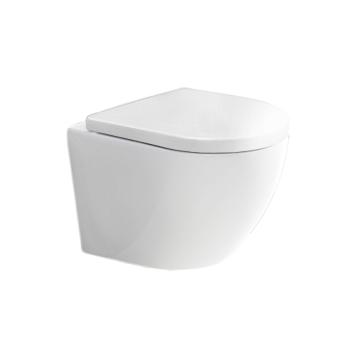 MEREO - WC závesné kapotované, RIMLESS, 490x370x360, keramické, vr. sedátka CSS115SN VSD82S2