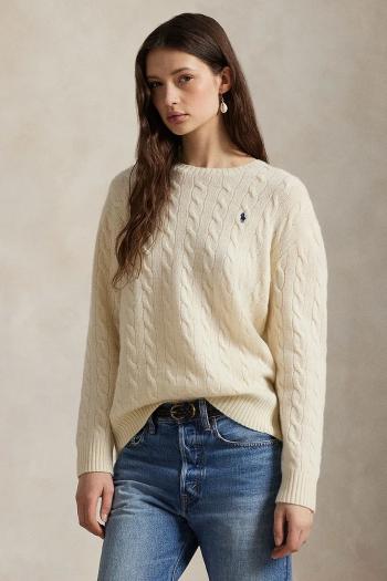 Sveter Polo Ralph Lauren biela farba, 211972115