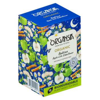 ORGANSIA Bed time apple elderflower ovocno-bylinný čaj BIO 18 sáčkov