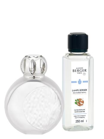 Maison Berger Paris Darčeková sada katalytická lampa Astral biela + náplň Biely kašmír 250 ml