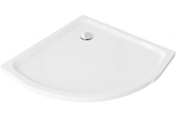 MEXEN - Štvrťkruhová vanička 80x80, biela 41108080