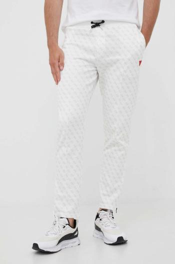 Tepláky Guess KORBIN biela farba, vzorované, Z2BB05 FL04Q