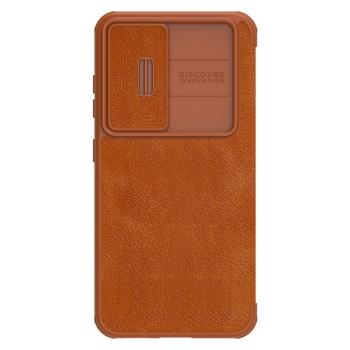 NILLKIN QIN LEATHER Samsung Galaxy S23 5G hnedý