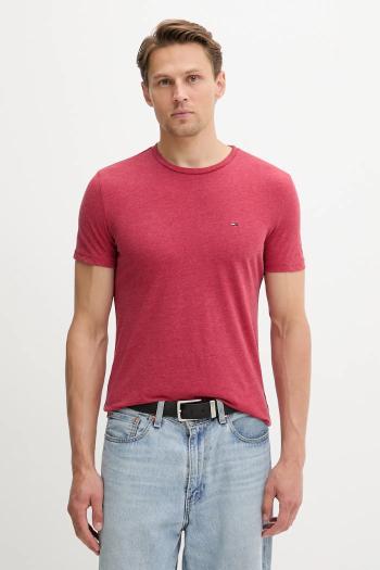 Tričko Tommy Jeans pánske, béžová farba, jednofarebné, DM0DM20363