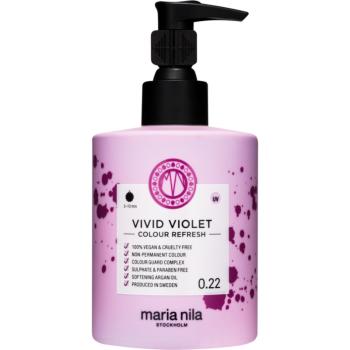 Maria Nila Colour Refresh Vivid Violet jemná vyživujúca maska bez permanentných farebných pigmentov výdrž 4 – 10 umytí 0.22 300 ml