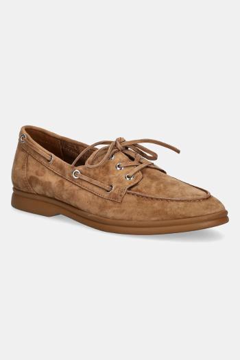 Semišové mokasíny Steve Madden Ports hnedá farba, na plochom podpätku, 11003906