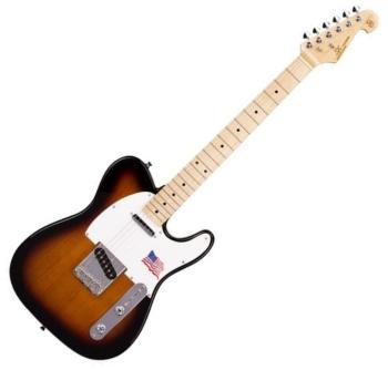 SX STL/ALDER 3-Tone Sunburst Elektrická gitara