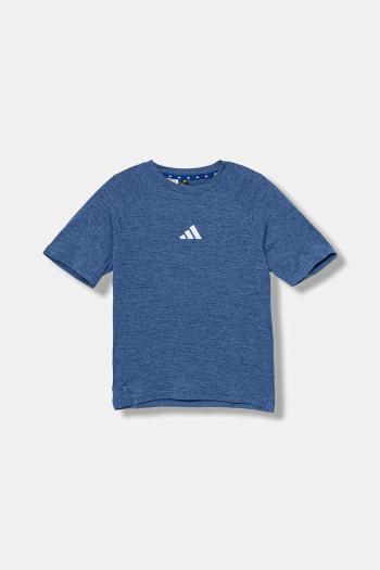 Detské tričko adidas tmavomodrá farba, s potlačou, JM4322