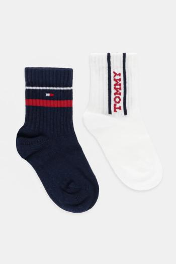 Detské ponožky Tommy Hilfiger 2-pak tmavomodrá farba, 701236339