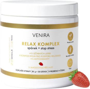 VENIRA Relax komplex, spánok + stop stres jahoda 81 g