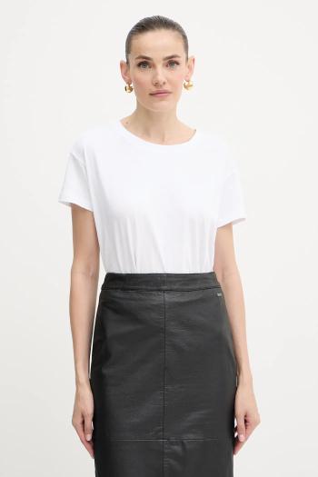 Bavlnené tričko Armani Exchange dámske, biela farba, XW001356 AF10356