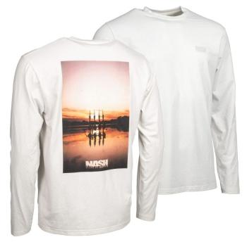 Nash tričko make it happen sunset long sleeve t-shirt ecru - xl