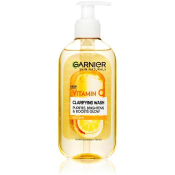 Garnier Rozjasňujúci čistiaci gél s vitamínom C Skin Naturals (Clarifying Wash) 200 ml