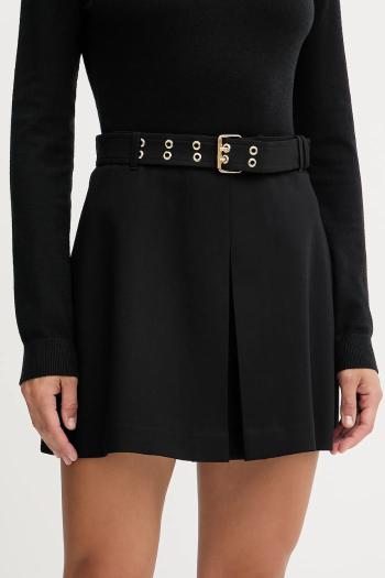 Sukňa Marciano Guess CHRISTINA čierna farba, mini, áčkový strih, 5YGD09 7343A