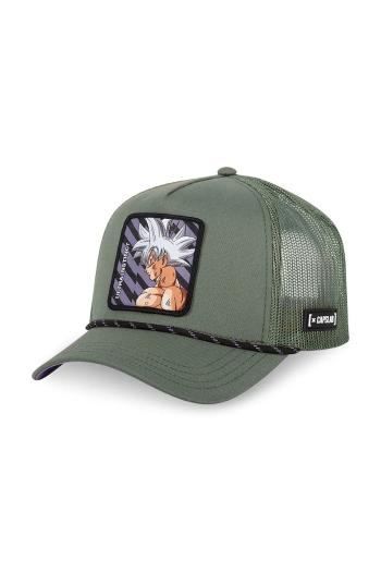 Šiltovka Capslab x Dragon Ball zelená farba, s nášivkou, CL/DBS6/1/CT/ULT