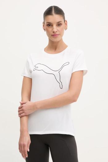 Tréningové tričko Puma Train All Day Essentials biela farba, 525892