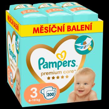 Pampers Premium Care vel. 3 6–10 kg dětské pleny 200 ks