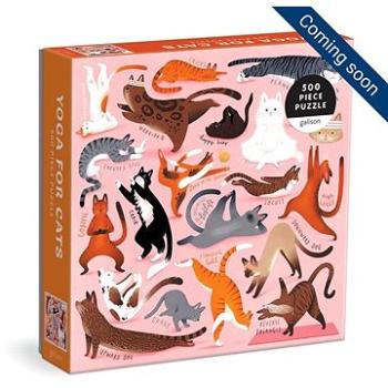 Galison Puzzle Joga pre mačky 500 dielikov (9780735372276)