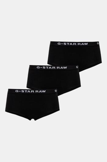 Nohavičky G-Star Raw 3-pak čierna farba, D24081-D516