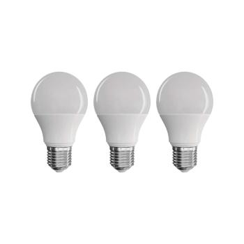Classic Warm White 3 db LED izzó, A60, WW, 8,5W E27 - EMOS