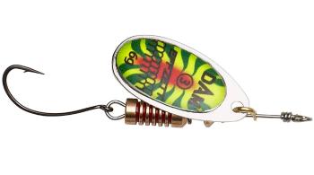 Dam blyskáč effzett spinner with single hooks sinking firetiger uv - 3 6 g