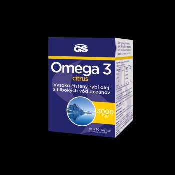 GS Omega 3 Citrus 60+30 kapsúl