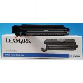 Lexmark 12N0768 azúrový (cyan) originálny toner