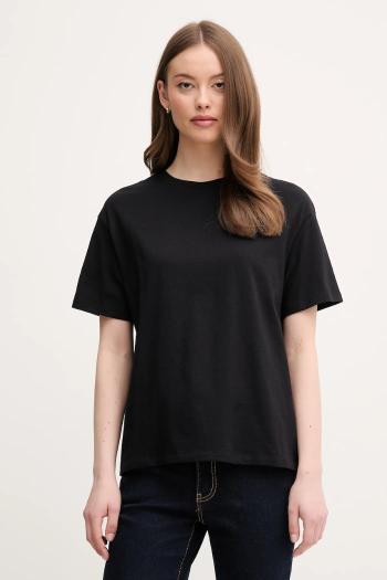 Bavlnené tričko United Colors of Benetton dámske, ružová farba, 3096D102O