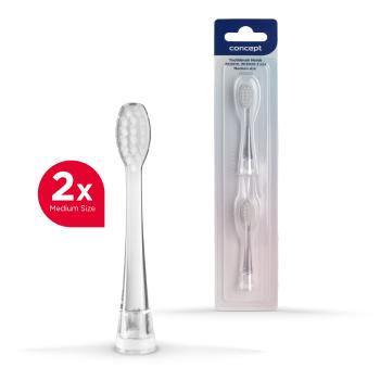 Concept ZK0032 náhradná hlavica Medium k detským zubným kefkám ZK3010, ZK3020, 2 ks