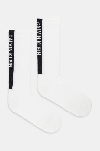Ponožky Calvin Klein Jeans 2-pak biela farba, 701235977