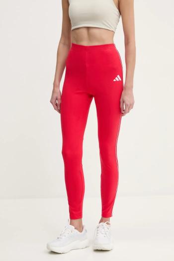 Legíny adidas W CB Color Pop dámske, červená farba, s potlačou, JD5567