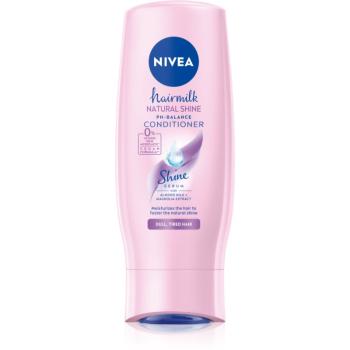 NIVEA Hairmilk Natural Shine ošetrujúci kondicionér 200 ml