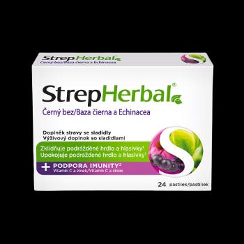 STREPHERBAL Baza cierna a Echinacea 24 pastiliek