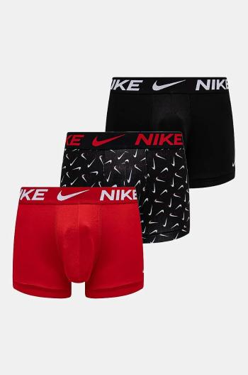 Boxerky Nike 3-pak pánske, čierna farba, 000PKE1156