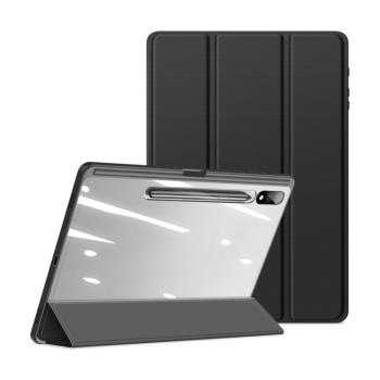 DUX TOBY Flipové puzdro pre Samsung Galaxy Tab S10+ čierne