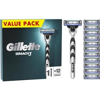 GILLETTE Mach3 + hlavica 12 ks (7702018425853)