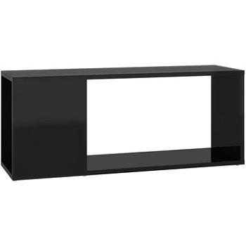 SHUMEE čierny s vysokým leskom 80 × 24 × 32 cm (809114)