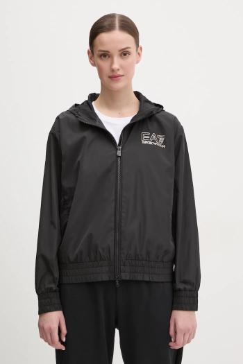 Bunda EA7 Emporio Armani čierna farba, prechodná, AF12454.7W000113