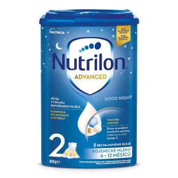 NUTRILON Mléko pokračovací kojenecké 2 Advanced Good Night od uk. 6. měsíce 6x 800 g