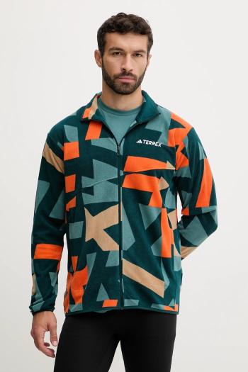 Outdoorová mikina adidas TERREX Multi zelená farba, vzorovaná, JM0137
