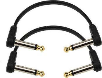 D'Addario Flat Patch Cable 10 cm Zalomený - Zalomený Patch kábel