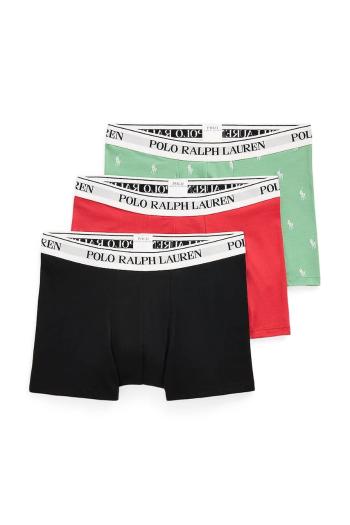 Boxerky Polo Ralph Lauren 3-pak pánske, zelená farba, 714830299