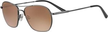 Serengeti Lunger Shiny Dark Gunmetal/Mineral Polarized Drivers Gradient Lifestyle okuliare