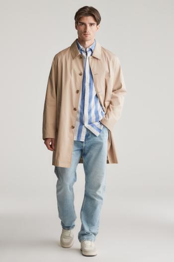 KABÁT GANT COTTON CAR COAT DRY SAND