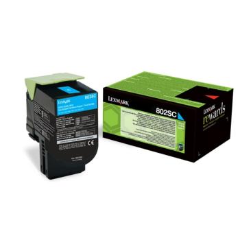 Lexmark 80C2SCE azúrový (cyan) originálny toner