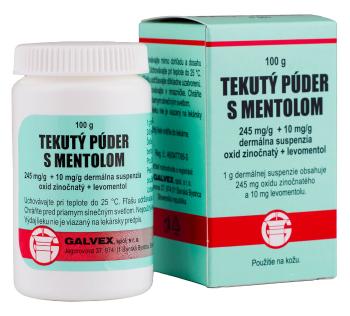 GALVEX tekutý púder s mentolom 100 g