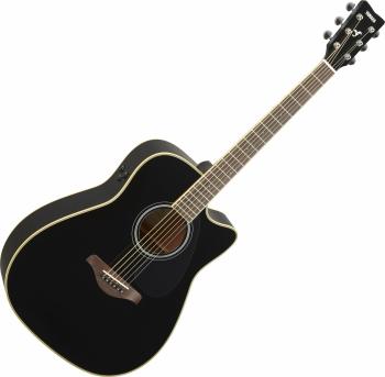 Yamaha FGC-TA Black Elektroakustická gitara Dreadnought