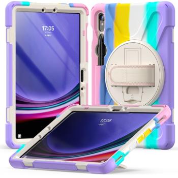 SOLID Odolný kryt pre Samsung Galaxy Tab S9 RAINBOW
